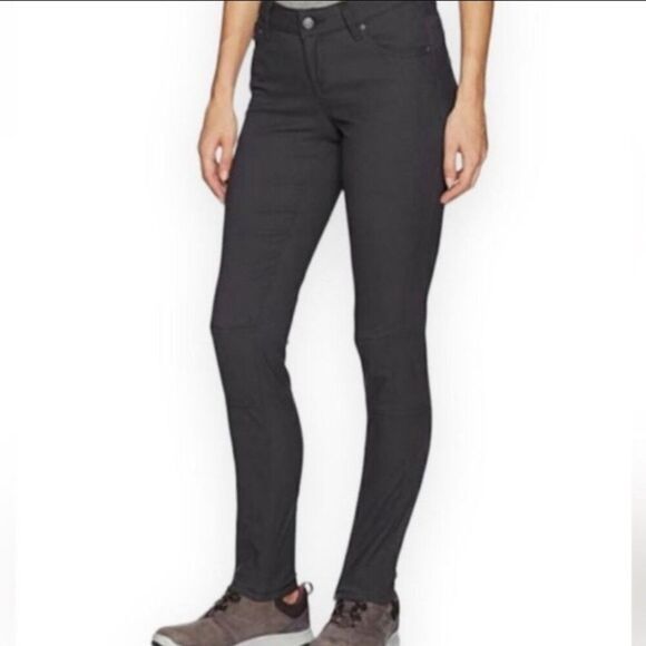 Prana Jenna Moto Stretch Coal Pants Size 10 - Picture 2 of 13